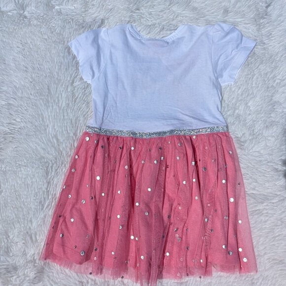 Skye Paw Patrol Dress – Pink Glitter Tulle Party Outfit for Kids 2T,3T,4T,5T 6/7 - Picture 5 of 5